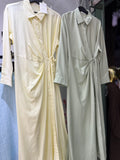 Robe lin kamelia
