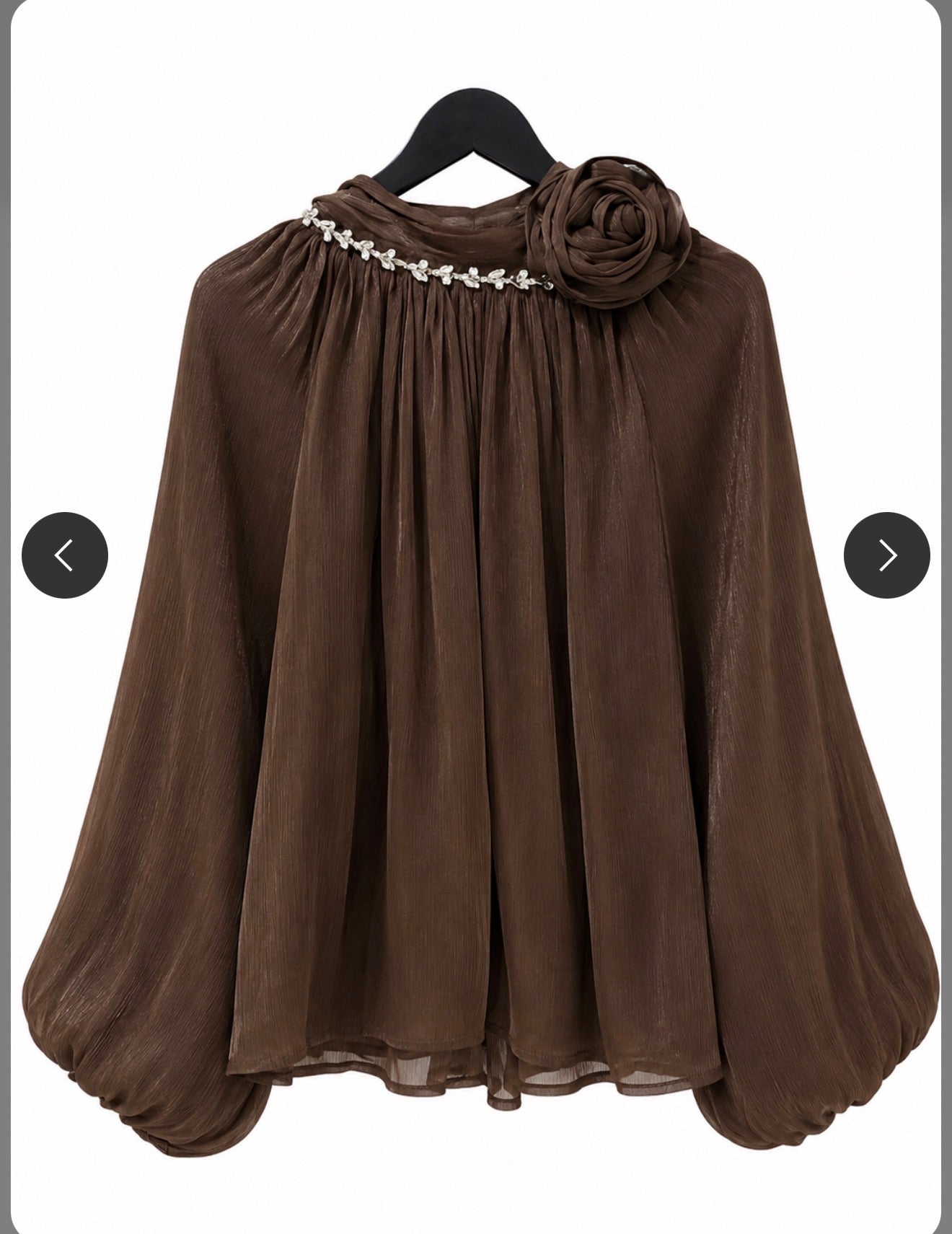 Chemis organza warda