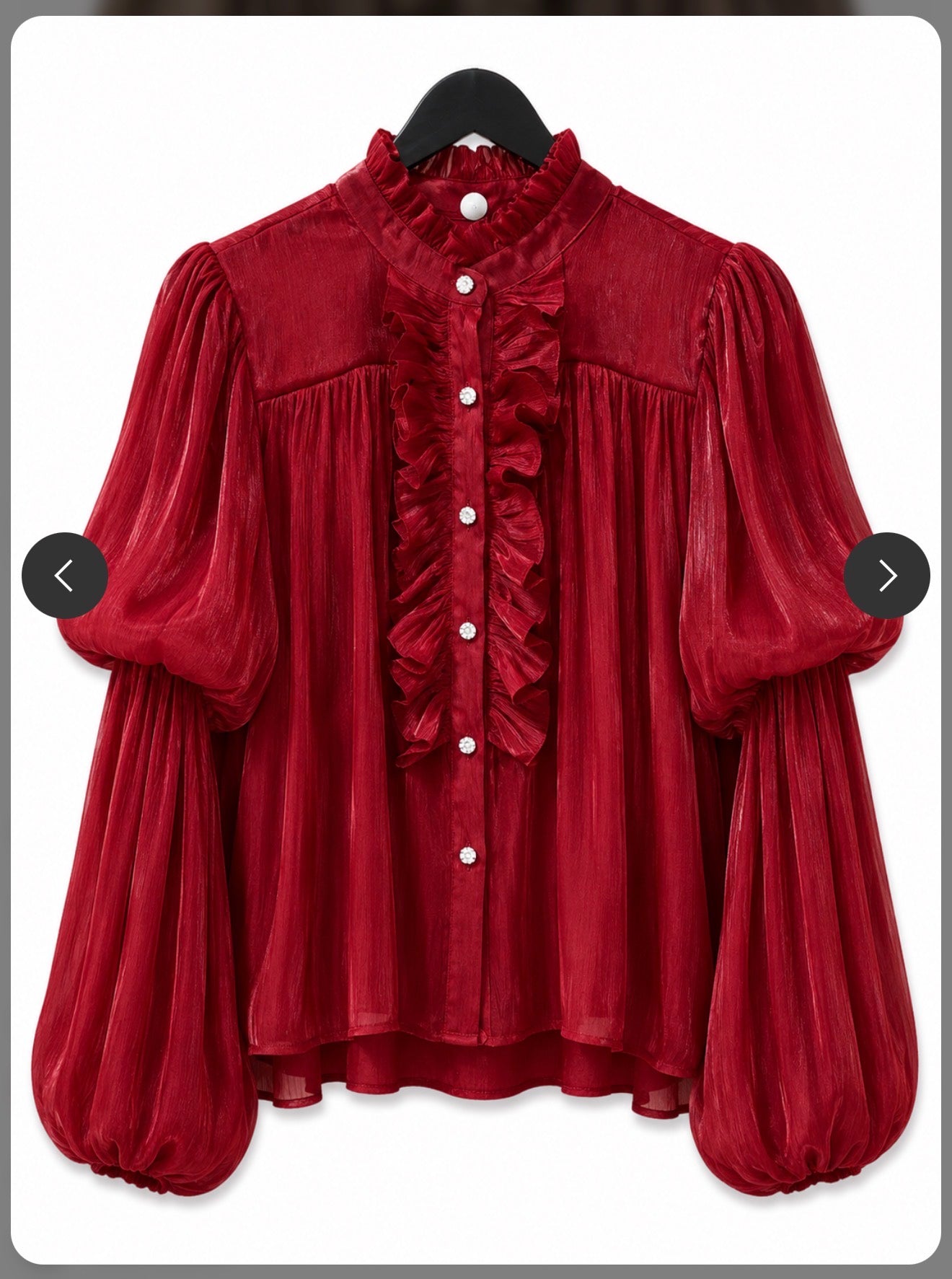 Chemis classiques organza