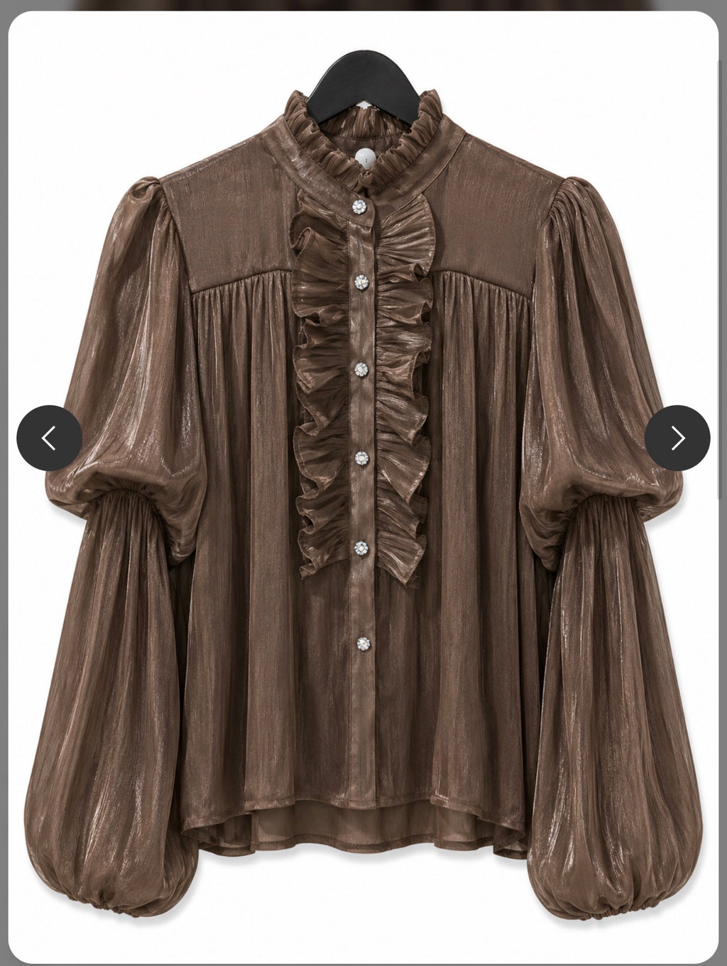 Chemis classiques organza